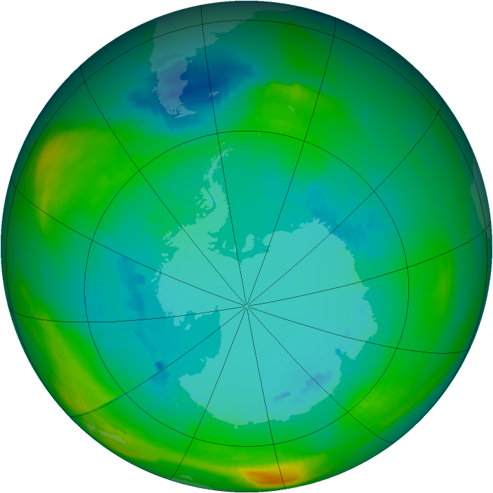 Ozone Map 1981-08-19